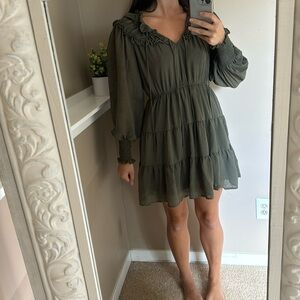 Blu Pepper Green Dress